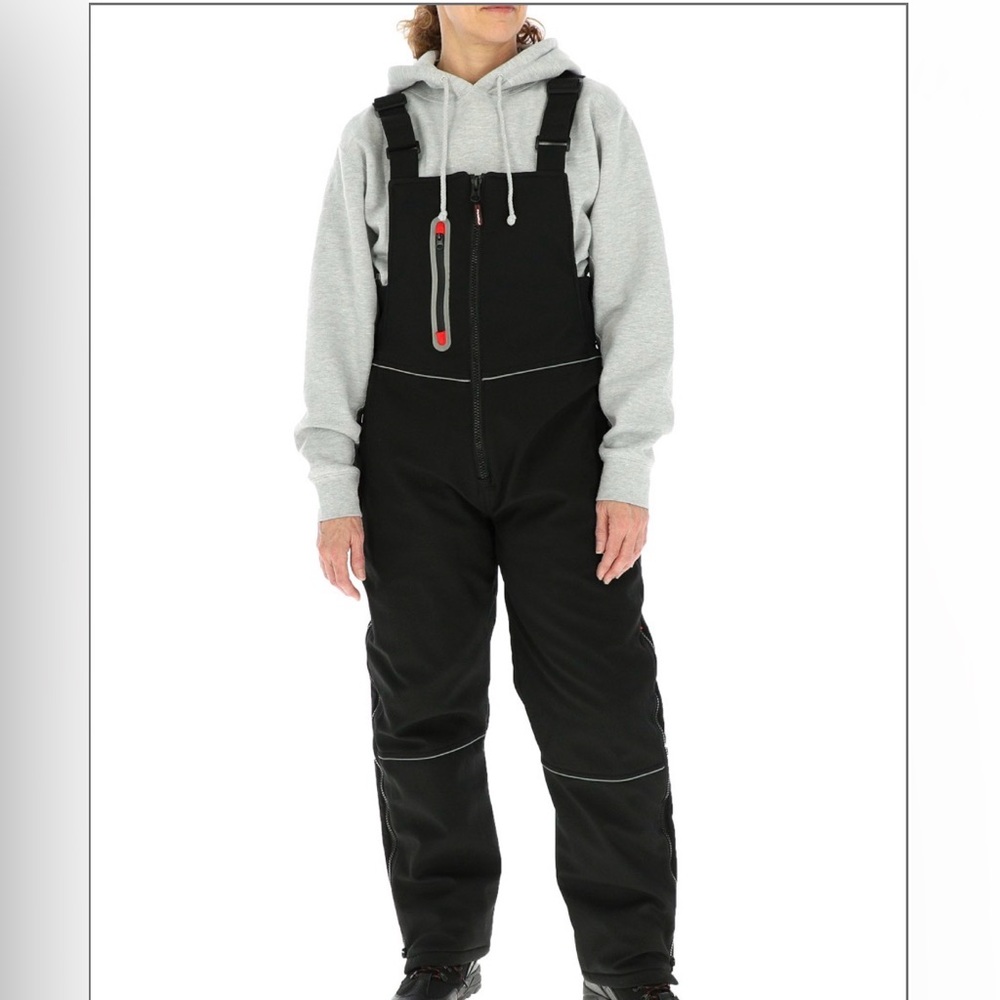Refrigiwear Women's Insulated Softshell Bib Overalls